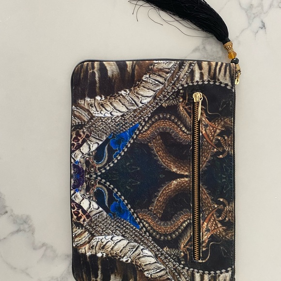 CAMILLA DRAGON CLUTCH WITH TASSEL - Picture 2 of 2